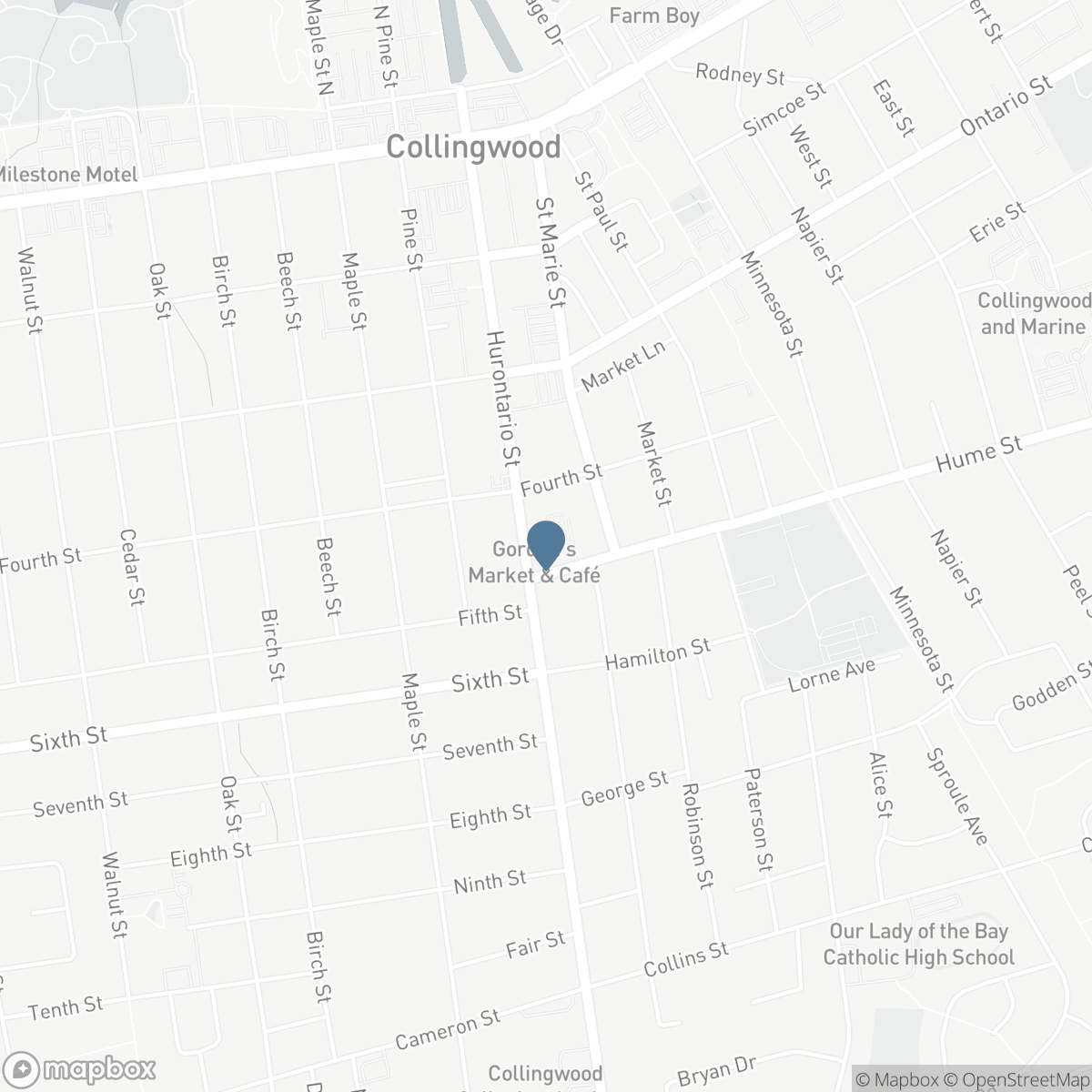 609 - 1 HUME STREET E, Collingwood, Ontario L9Y 0X3